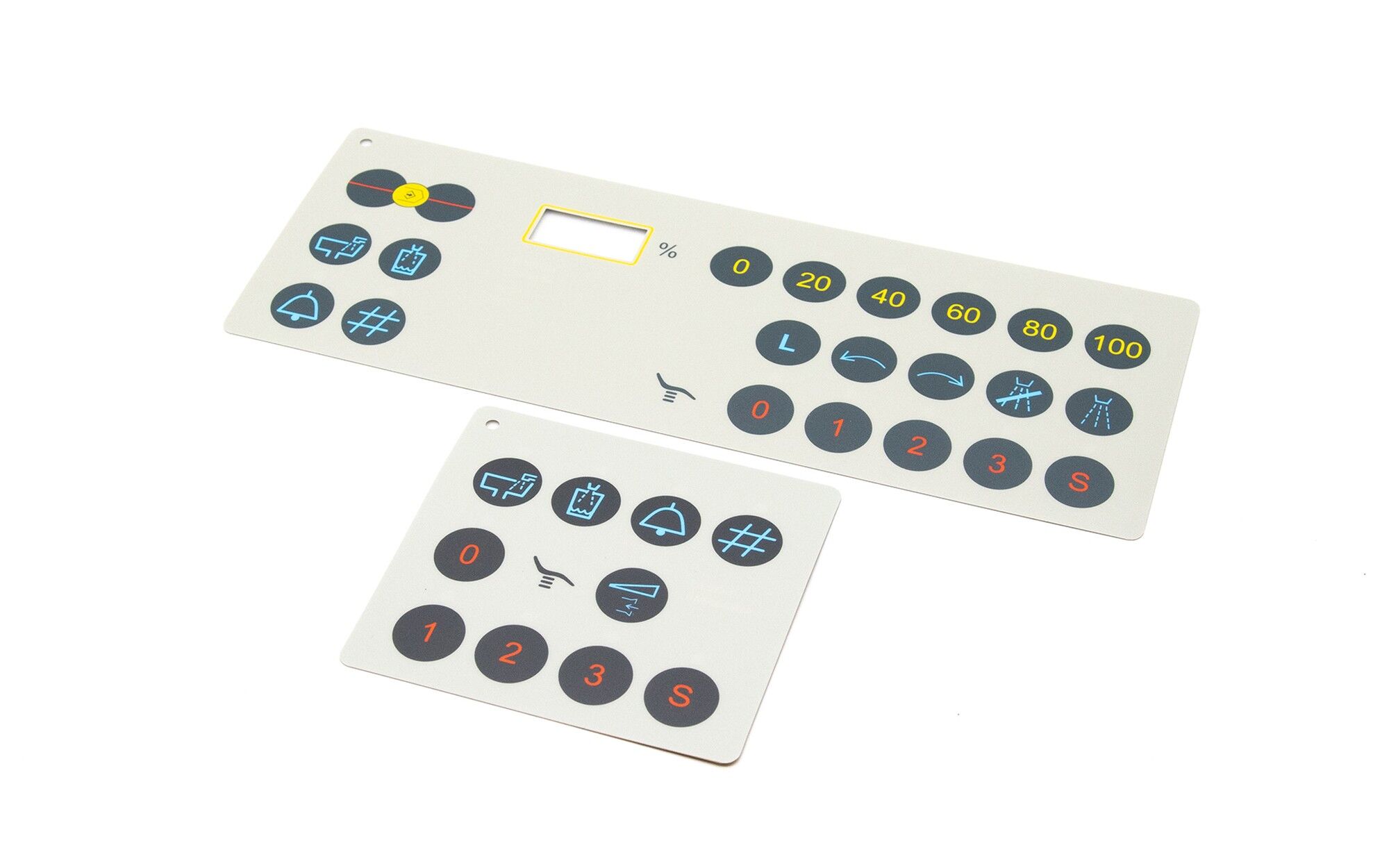 2er Set SIEMENS Sirona M1 Bedienfolie Arztelement und Helferinnenelement AA2 - neu