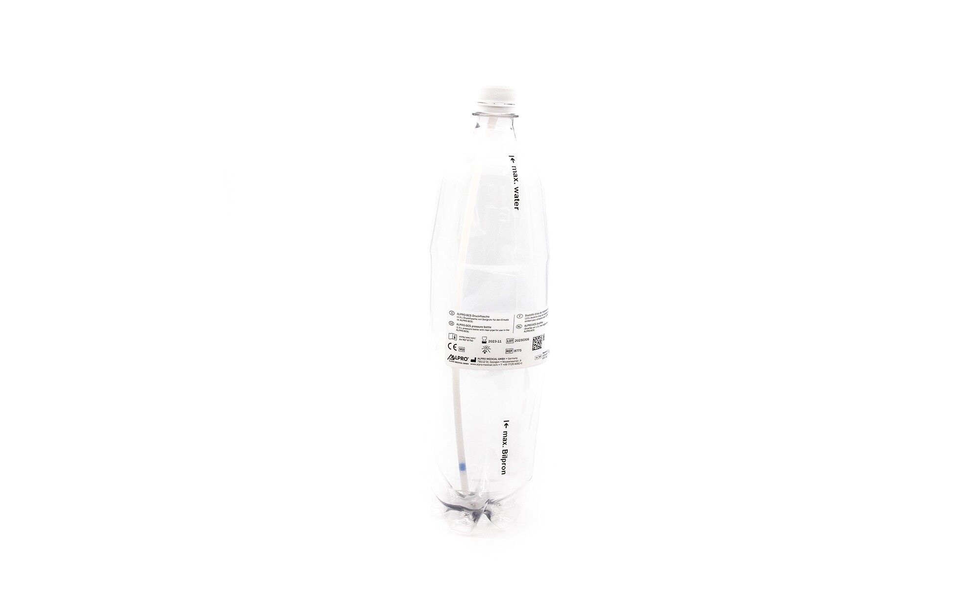 ALPRO BCS Druckflasche - 1,5 L mit Steigrohr - neu